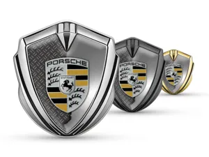 Porsche Emblema Guardabarros Insignia Experto Concepto Robusto